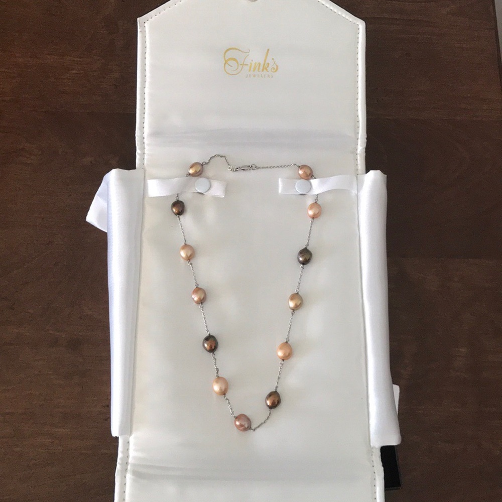 Honora Chocolate Pearl Sterling Silver Necklace